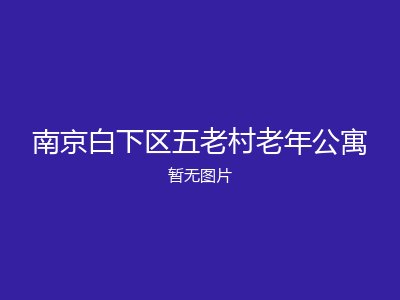 南京白下区五老村老年公寓