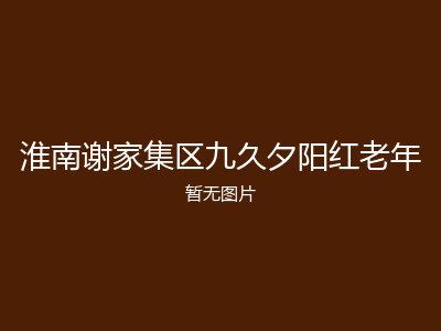 淮南谢家集区九久夕阳红老年
