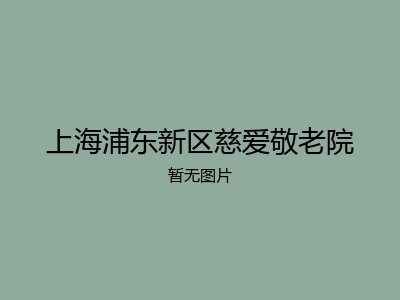 上海浦东新区慈爱敬老院
