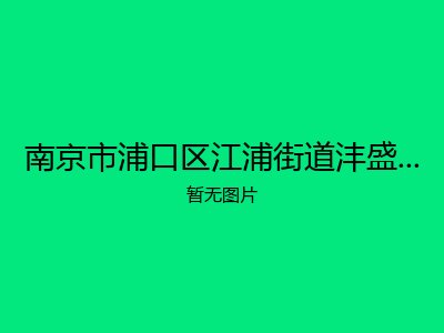 南京市浦口区江浦街道沣盛熙龙养老院