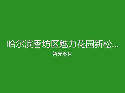 哈尔滨香坊区魅力花园新松茂樾山老年公寓