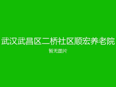 武汉武昌区二桥社区顺宏养老院