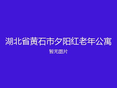 湖北省黄石市夕阳红老年公寓