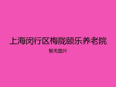 上海闵行区梅陇颐乐养老院