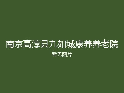 南京高淳县九如城康养养老院