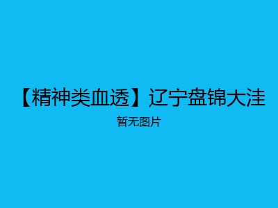 【精神类血透】辽宁盘锦大洼