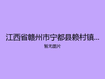 江西省赣州市宁都县赖村镇中心敬老院