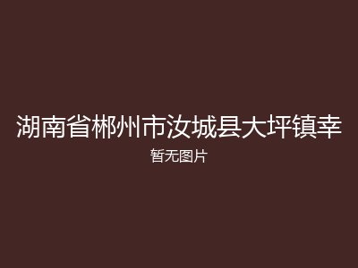 湖南省郴州市汝城县大坪镇幸