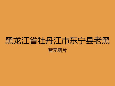 黑龙江省牡丹江市东宁县老黑