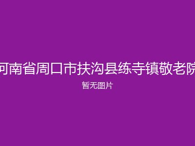 河南省周口市扶沟县练寺镇敬老院