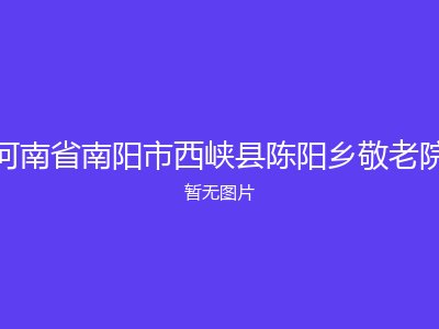 河南省南阳市西峡县陈阳乡敬老院
