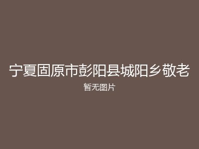 宁夏固原市彭阳县城阳乡敬老