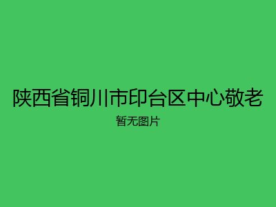 陕西省铜川市印台区中心敬老