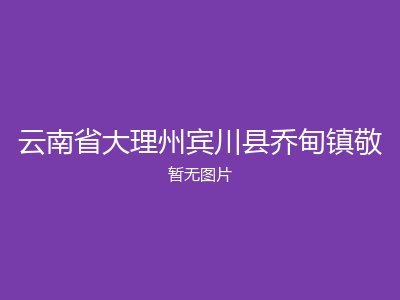 云南省大理州宾川县乔甸镇敬