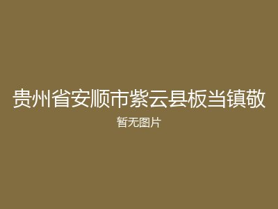 贵州省安顺市紫云县板当镇敬
