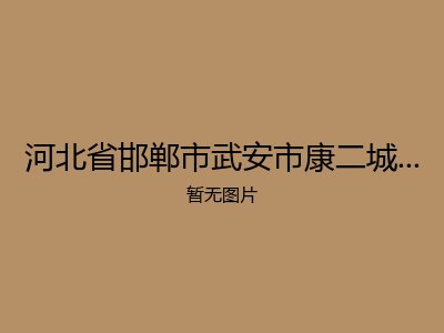 河北省邯郸市武安市康二城镇敬老院