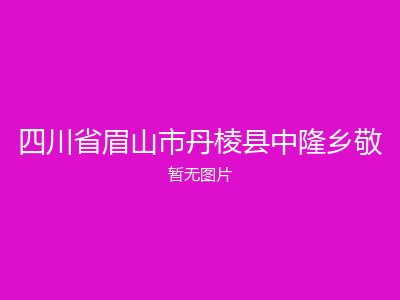 四川省眉山市丹棱县中隆乡敬