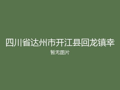 四川省达州市开江县回龙镇幸