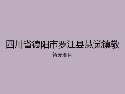 四川省德阳市罗江县慧觉镇敬