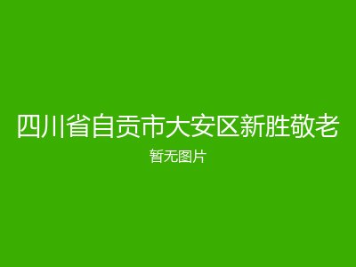 四川省自贡市大安区新胜敬老