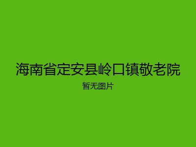 海南省定安县岭口镇敬老院