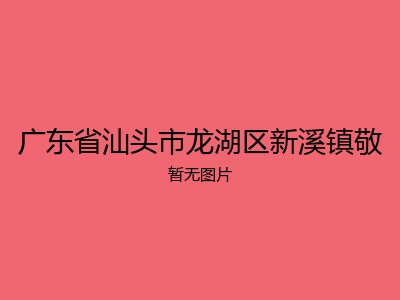广东省汕头市龙湖区新溪镇敬