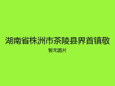 湖南省株洲市茶陵县界首镇敬