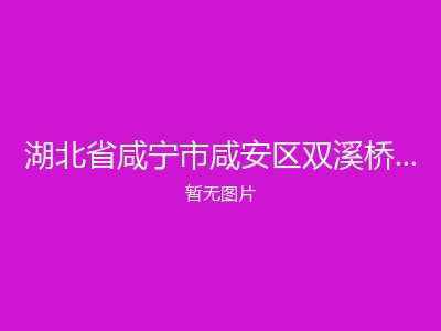 湖北省咸宁市咸安区双溪桥镇福利院