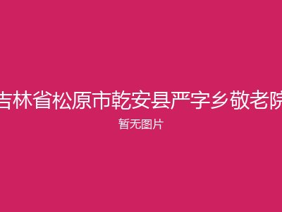 吉林省松原市乾安县严字乡敬老院