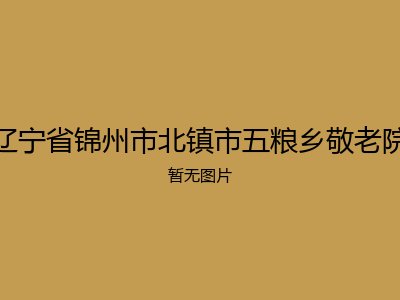 辽宁省锦州市北镇市五粮乡敬老院