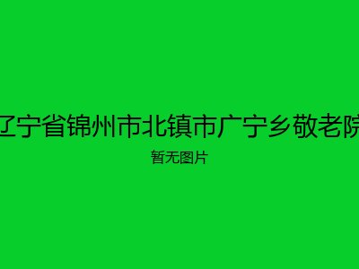 辽宁省锦州市北镇市广宁乡敬老院