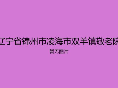 辽宁省锦州市凌海市双羊镇敬老院