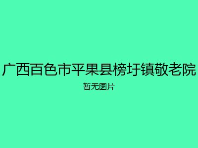 广西百色市平果县榜圩镇敬老院