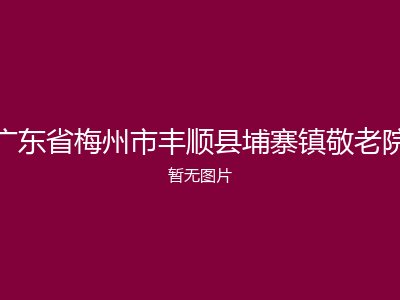 广东省梅州市丰顺县埔寨镇敬老院
