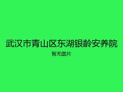 武汉市青山区东湖银齡安养院
