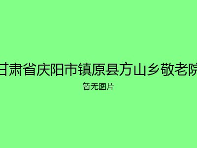 甘肃省庆阳市镇原县方山乡敬老院