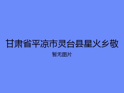 甘肃省平凉市灵台县星火乡敬