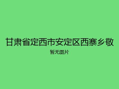 甘肃省定西市安定区西寨乡敬