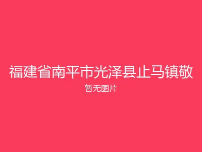 福建省南平市光泽县止马镇敬