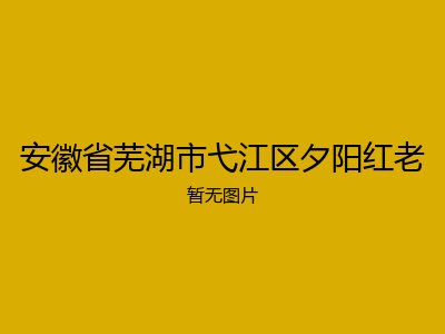 安徽省芜湖市弋江区夕阳红老