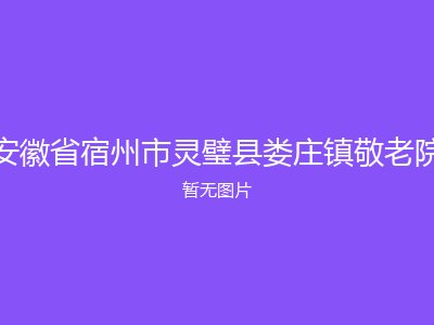 安徽省宿州市灵璧县娄庄镇敬老院