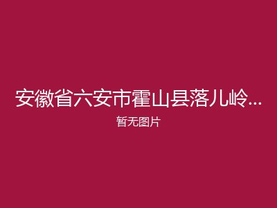 安徽省六安市霍山县落儿岭镇敬老院
