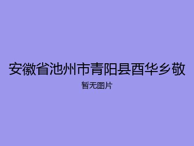 安徽省池州市青阳县酉华乡敬