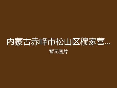 内蒙古赤峰市松山区穆家营镇敬老院