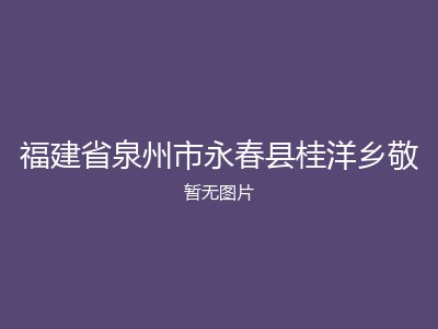 福建省泉州市永春县桂洋乡敬