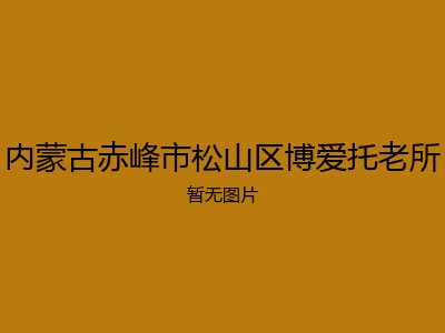 内蒙古赤峰市松山区博爱托老所