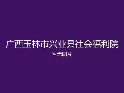 广西玉林市兴业县社会福利院