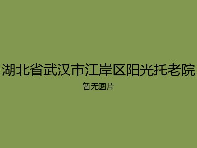 湖北省武汉市江岸区阳光托老院