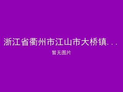 浙江省衢州市江山市大桥镇文山底村敬老院