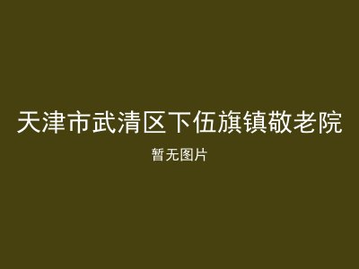 天津市武清区下伍旗镇敬老院